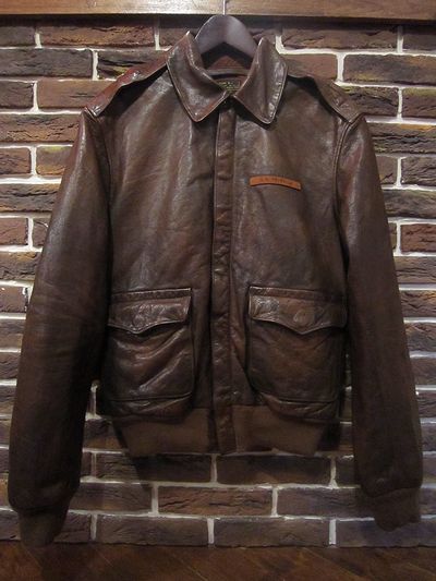 POLO BY RALPH LAUREN(| t[)A-2 LEATHER JACKET(U[WPbg)