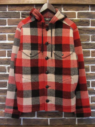 RRL (�_�u���A�[���G��)WOOL HOODED JACKET(�E�[���t�[�h�W���P�b�g)