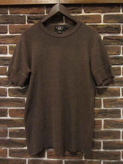 RRL (_uA[G)S/S HEATHER THERMALS@BROWN(~T[}TVc)