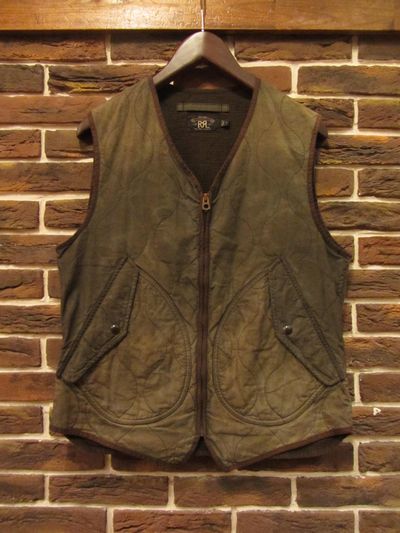 RRL (_uA[G)JENKINS QUILTED OXFORD VEST(LeBOIbNXtH[hxXg)