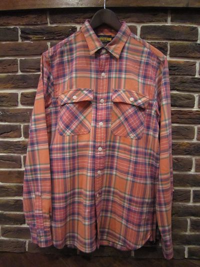 RUGBY(Or[)  L/S FLANNEL SHIRTS