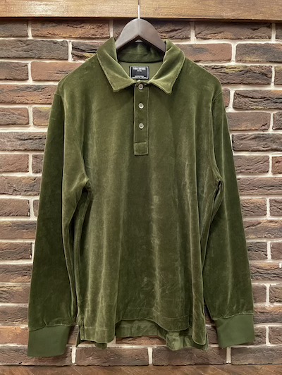 CHURCH'S(`[`)TODD SNYDER VELOUR LONG SLEEVE KNIT SHIRTShOLIVEh