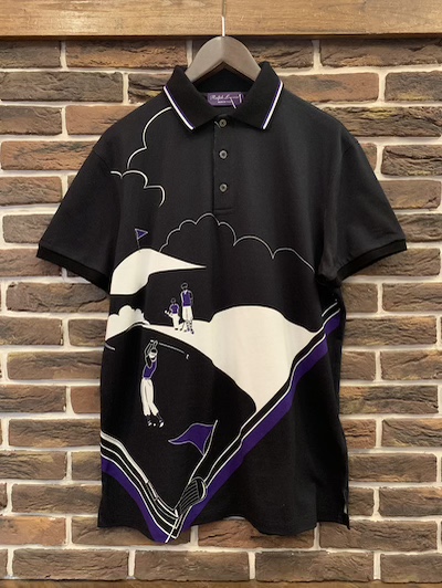 POLO RALPH LAUREN(t[)RINTED PIQUE POLO SHIRTShMADE IN ITALYh(OtBbN|Vc)