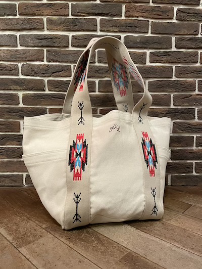 POLO RALPH LAUREN(t[)CANVAS EMBROIDERED TOTE