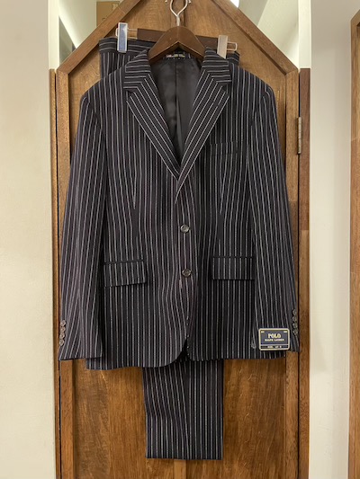 POLO RALPH LAUREN(t[)PINSTRIPE SUITS hMADE IN USAh