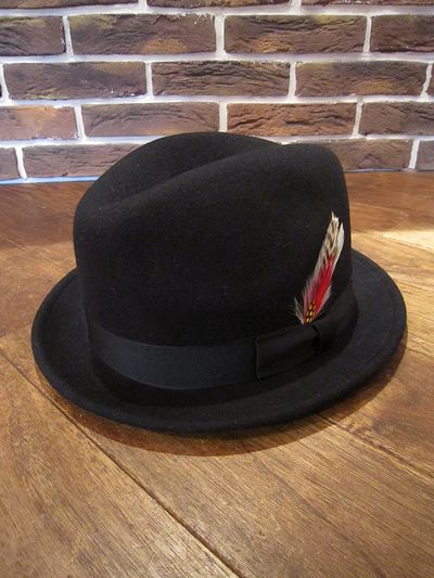 NEW YORK HAT(ニューヨークハット) FEDORA HAT”PINCHED STINGY”(フェドラハット) 