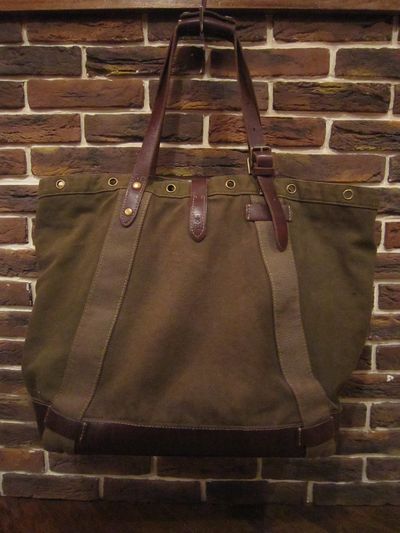 RRL等の通販サイト【RHYTHM】POLO BY RALPH LAUREN(ラルフローレン）CANVAS×LEATHER TOTE BAG