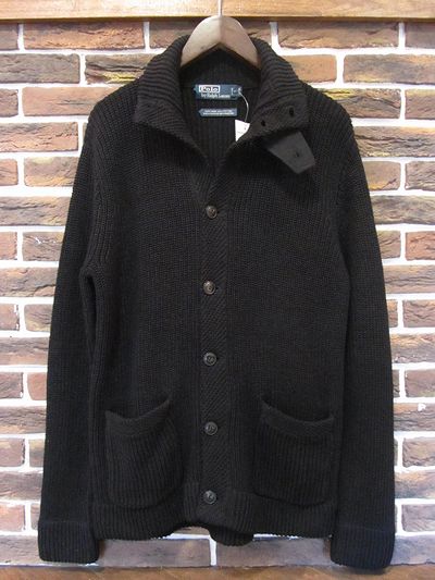 POLO BY RALPH LAUREN(�|�� �����t���[����)LOW GAUGE KNIT CARDIGAN(�R�b�g�����l���j�b�g�J�[�f�B�K��)