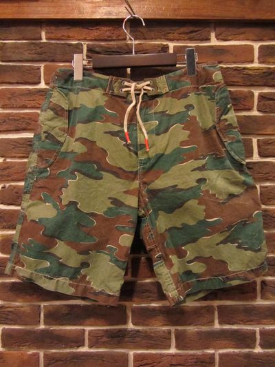 RALPH LAUREN(�|�� �����t���[����)CAMO SWIM SHORTS(�J�����X�C���V���[�c)