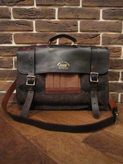 RRL (ダブルアールエル)HARRIS TWEED BRIEFCASE ”MADE IN ITALY”（ハリスツイードブリーフケース）