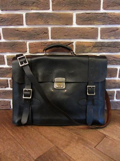 RRL(ダブルアールエル)ALL LEATHER BRIEFCASE ”MADE IN ITALY”（オールレザーブリーフケース）