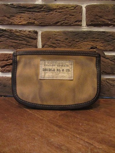 RRL (ダブルアールエル)CANVAS×LEATHER POUCH(キャンバス×レザーポーチ)
