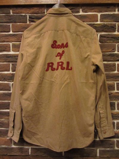 RRL(ダブルアールエル)L/S WORK SHIRTS(チェーンステッチワークシャツ )