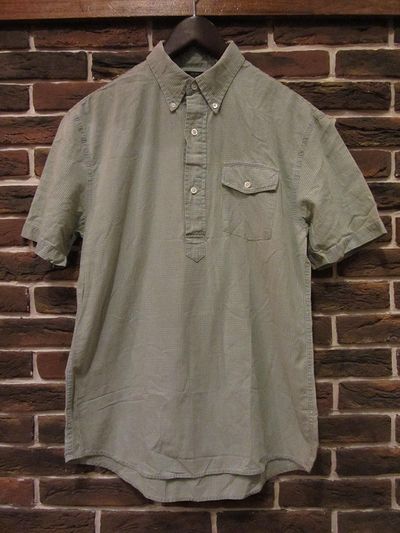 RRL(�_�u���A�[���G��)S/S INDIGO CHECK B.D PULLOVER SHIRTS�@(�C���f�B�S�`�F�b�N�{�^���_�E���V���c)