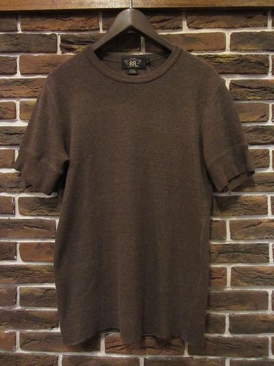 RRL (�_�u���A�[���G��)S/S HEATHER THERMALS�@BROWN(���~��T�[�}��T�V���c)