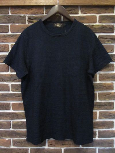 RRL (�_�u���A�[���G��)S/S POCKET TEE SHIRTS�hINDIGO DYE�h(�C���f�B�S�|�P�b�gT�V���c)