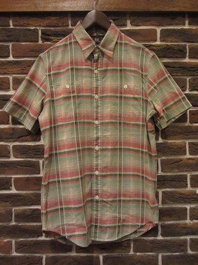 RRL(�_�u���A�[���G��)FARRELL WORK SHIRTS�hOMBRE�h(�����I���u���`�F�b�N�V���c)