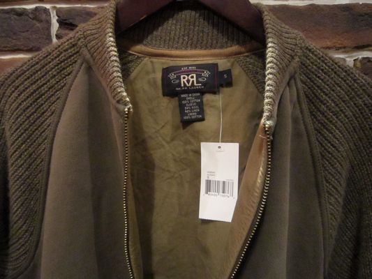 RRL等の通販サイト【RHYTHM】RRL(ダブルアールエル) ZIP-UP JKT(ジップ