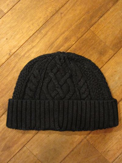 RRL (ダブルアールエル)INDIGO CABLE WATCH CAP(インディダイケーブルニットワッチキャップ)