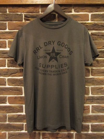 RRL (�_�u���A�[���G��)DRYGOODS TEE SHIRTS(�O���t�B�b�NT�V���c)