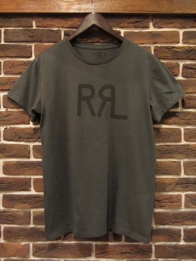 RRL (�_�u���A�[���G��)S/S LOGO TEE SHIRTS�hFADED SPRUCE�h(���ST�V���c)