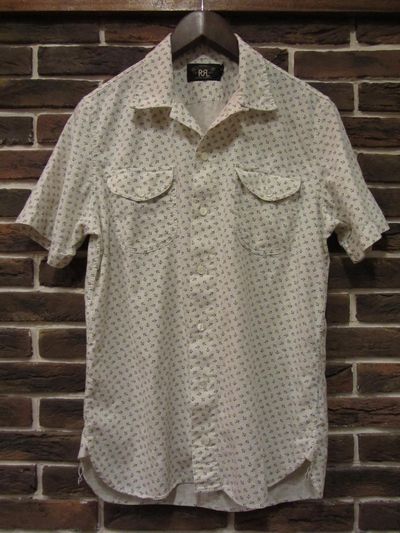 RRL (�_�u���A�[���G��)GARDINER ANCHOR WORK SHIRTS(�z���C�g�V�����u���[�J�݃��[�N�V���c)