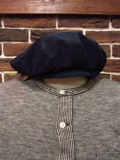 RRL (ダブルアールエル)MERCHANT BERET(インディゴコットンベレー帽)