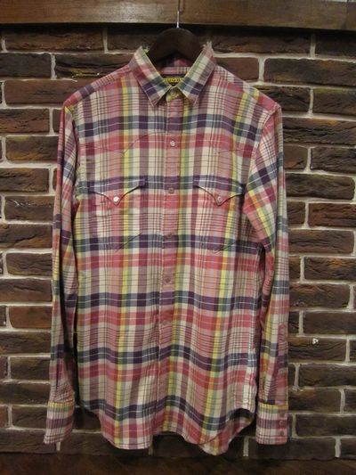 RUGBY(ラグビー) L/S FLANNEL WESTERN SHIRTS