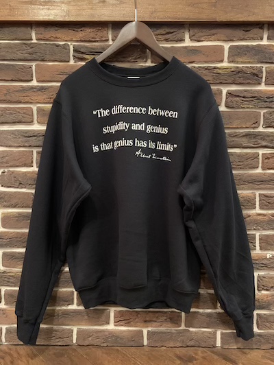 �hEINSTEIN�h SWEAT SHIRTS(�A�C���V���^�C���X�E�F�b�g�V���c)