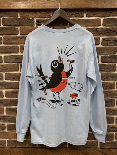 HATCH SHOW PRINT  L/S TSHIRTS�hBLUE�h