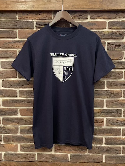 YALE university(US IMPORT)S/S TEE�hLAW SCHOOL�h /w champion