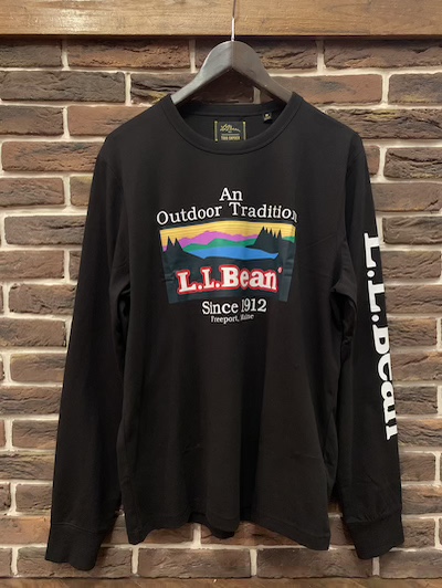LL BEAN�~TODD SNYDER L/S GRAPHIC TSHIRTS