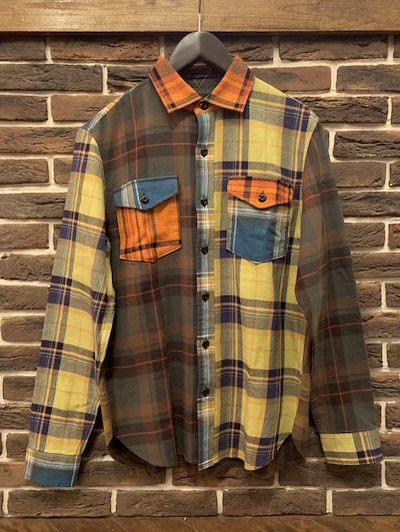 LL BEAN�~TODD SNYDER CRAZY PATTERN FLANNEL SHIRTS