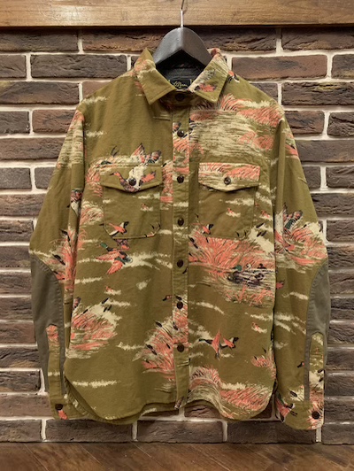 LL BEAN�~TODD SNYDER PRINT CHAMOIS SHIRTS