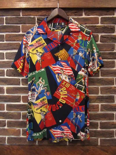 POLO RALPH LAUREN(�����t���[����)MULTI GRAPHIC CAMP SHIRTS(�}���`�O���t�B�b�N�L�����v�V���c)