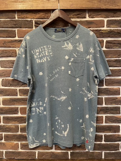 POLO RALPH LAUREN(�����t���[����)�hINDIGO DYE�hPOCKET TSHIRTS(�C���f�B�S�_�CT�V���c)