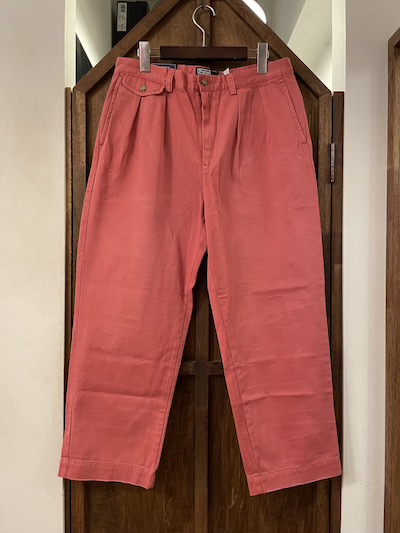 POLO RALPH LAUREN(ラルフローレン)THE WITHMAN CHINO RELAXED FIT ” RED” (クロップドチノパンツ)