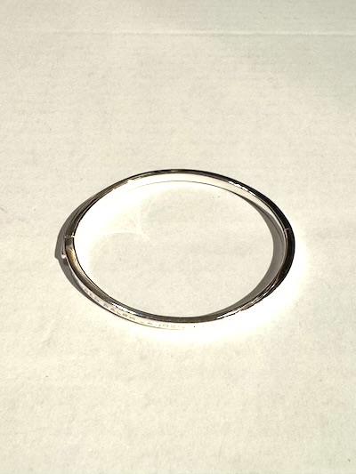 POLO RALPH LAUREN(�����t���[����)STEERLING SILVER LOGO HINGE BANGLE