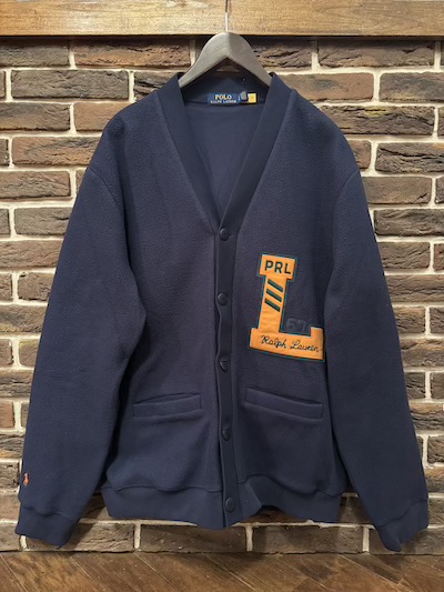 POLO RALPH LAUREN(ラルフローレン)FLEECE LETERED CARDIGAN