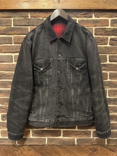 POLO RALPH LAUREN(�����t���[����)REVERSIBLE BLACK DENIM TRUCK JACKET