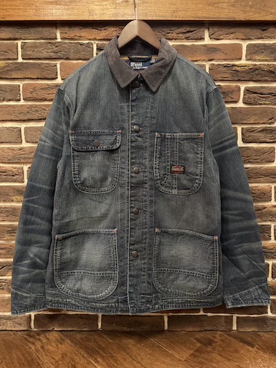 POLO RALPH LAUREN(�����t���[����)DENIM CHORE JACKET/W BLANKET LINING