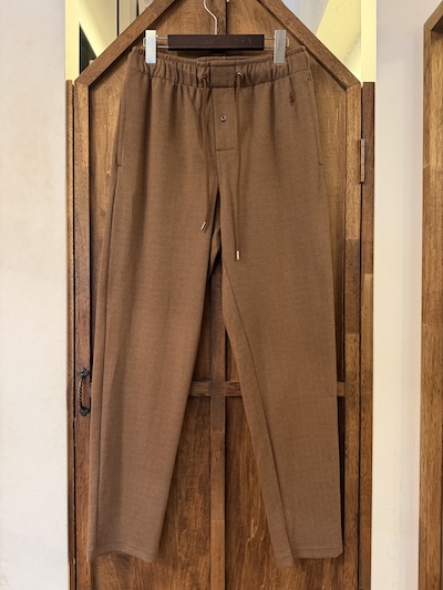 POLO RALPH LAUREN(�|�������t���[����) HERRINGBONE KNIT EASY PANTS"BROWN"(�w�����{�[���j�b�g�C�[�W�[�p���c)