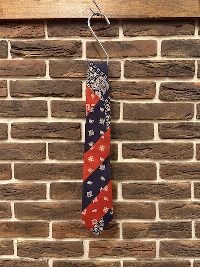 POLO RALPH LAUREN PAISLEY PATCHWORK TIE HAND MADE IN ITALY