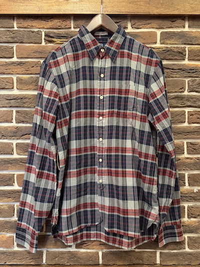 POLO RALPH LAUREN(ポロラルフローレン) INDIGO MADRAS CHECK SHIRTS(インディゴマドラスチェックシャツ)