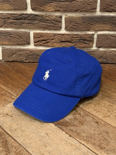 POLO RALPH LAUREN LOGO CAP�hROYAL BLUE�h