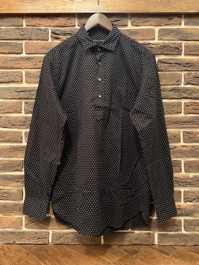 RALPH LAUREN BLACK LABEL BLACK PULLOVER SHIRTS