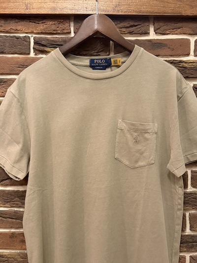 Polo Ralph Lauren Garment Dye Pocket Tshirts New Olive Classic Fit POLO RALPH LAUREN(ラルフローレン) ポケットTシャツ（画像2）