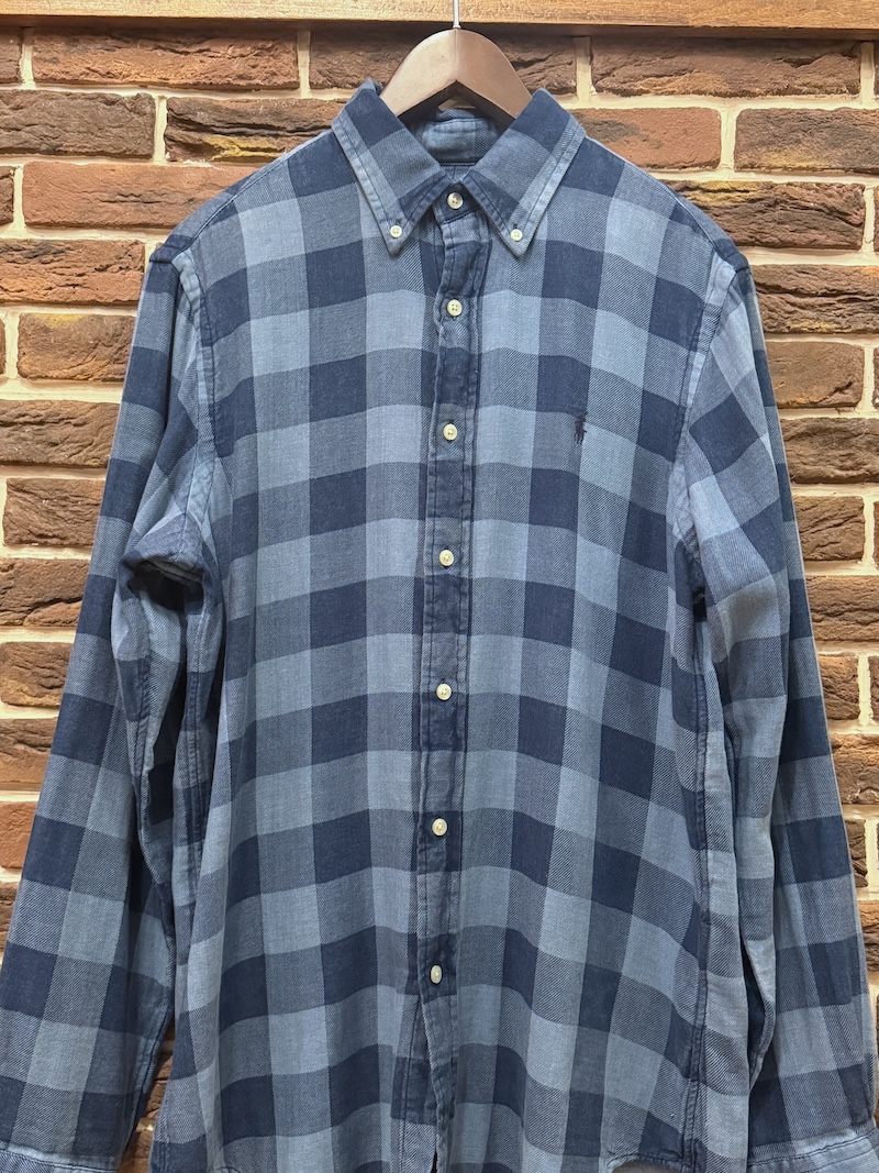 POLO RALPH LAUREN INDIGO DOUBLEFACE WORK SHIRTS POLO RALPH LAUREN ダブルフェイスワークシャツ（画像2）