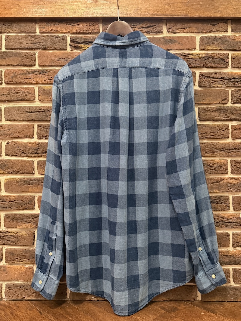 POLO RALPH LAUREN INDIGO DOUBLEFACE WORK SHIRTS POLO RALPH LAUREN ダブルフェイスワークシャツ（画像4）