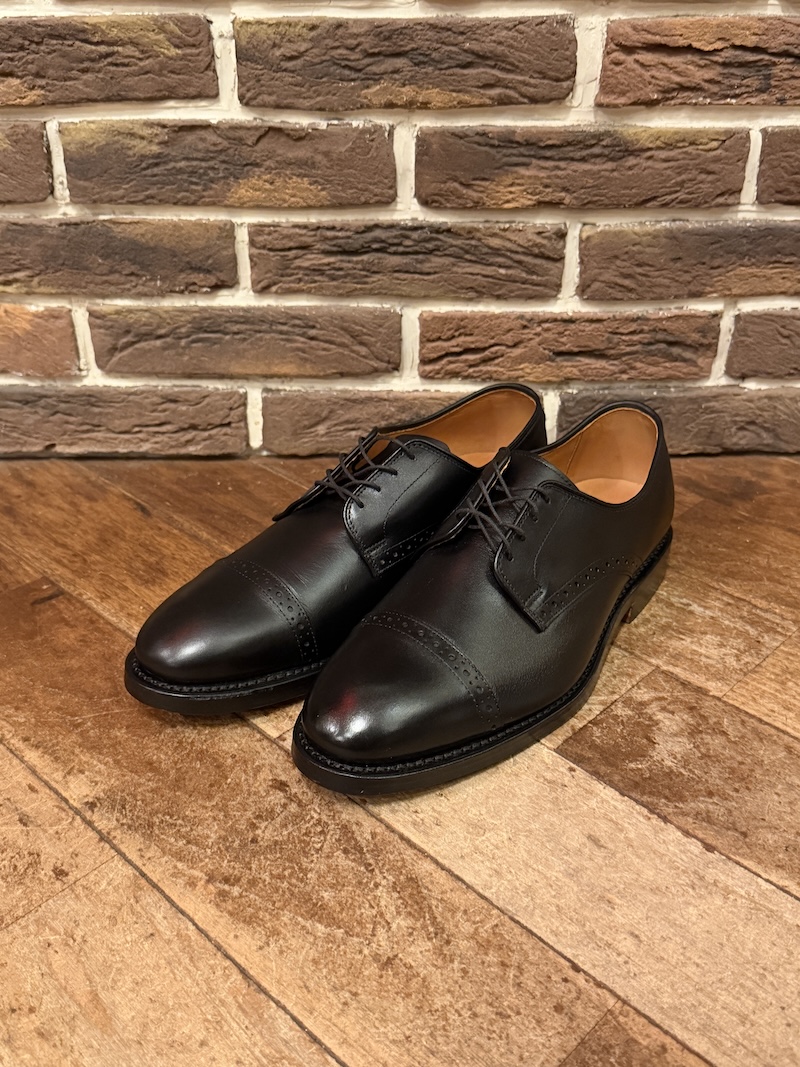 POLO RALPH LAUREN CAP TOE LEATHER SHOES MADE IN USA CAP TOE LEATHER SHOES MADE IN USA